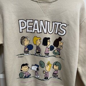 Zara Cream Peanuts Kids Sweatshirt